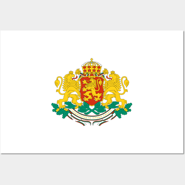 Bulgaria Coat of Arms Wall Art by Bugsponge